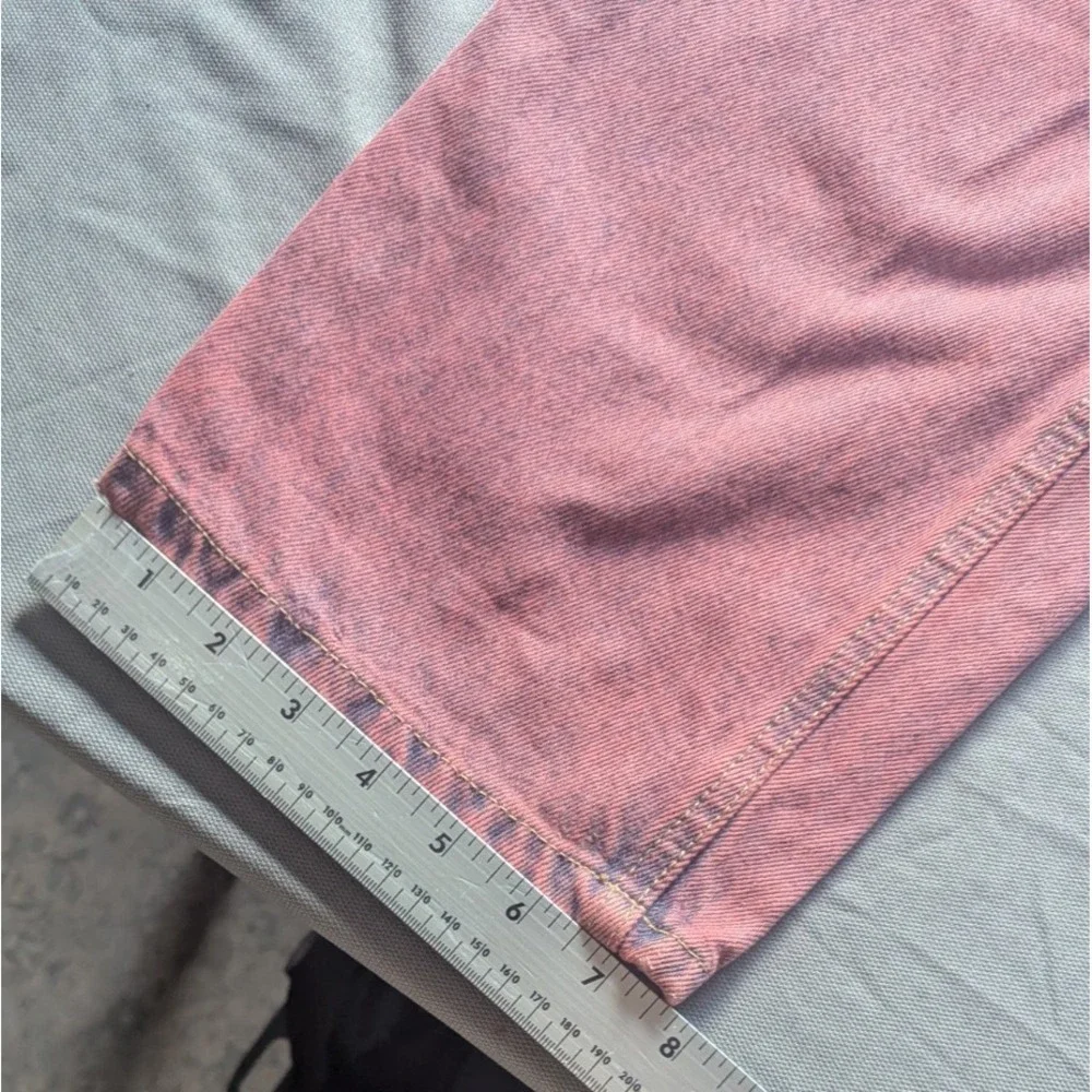 Bugle Boy Gold Crest  Vintage 90s Blue Loose Fit Jeans Red Grunge 36x30